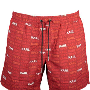 KARL LAGERFELD BEACHWEAR BADEANZUG HERREN UNTERTEIL ROT