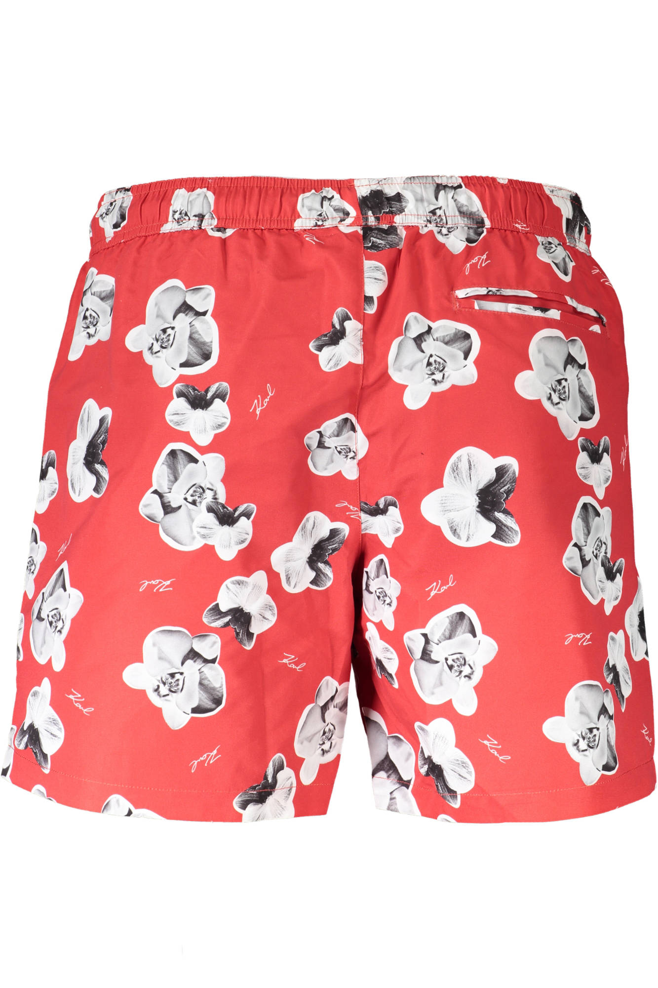 KARL LAGERFELD BEACHWEAR BADEANZUG HERREN UNTERTEIL ROT – Bild 2