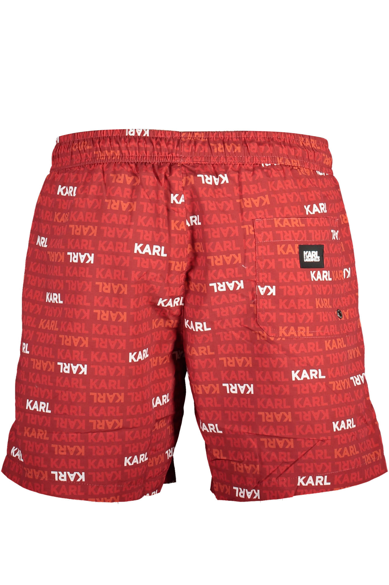 KARL LAGERFELD BEACHWEAR BADEANZUG HERREN UNTERTEIL ROT – Bild 2