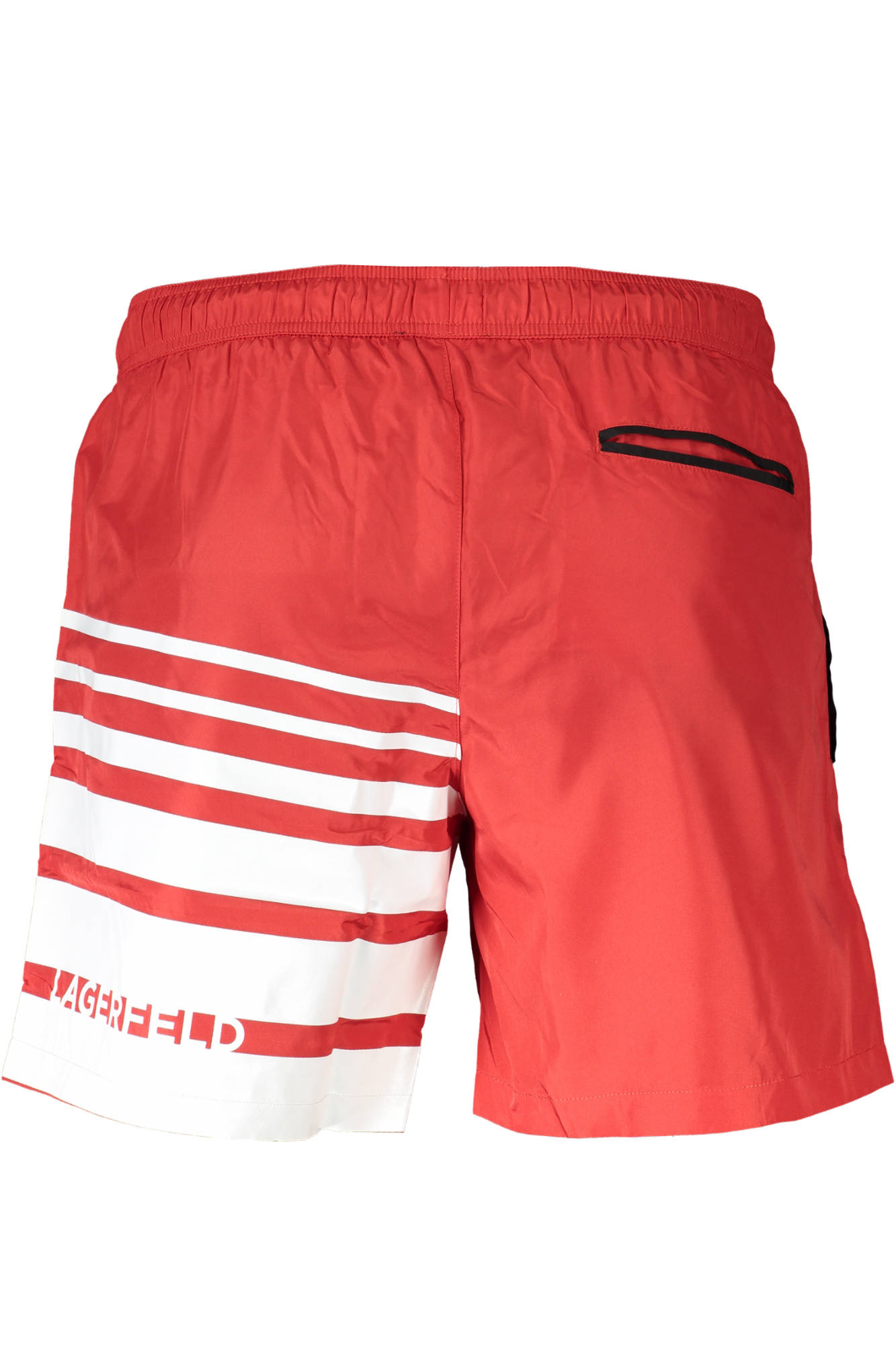 KARL LAGERFELD BEACHWEAR BADEANZUG HERREN UNTERTEIL ROT – Bild 2