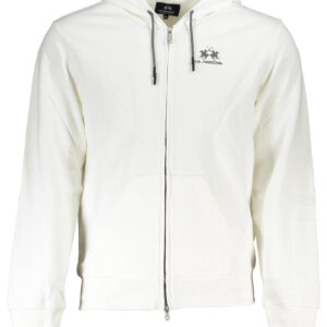 LA MARTINA WEISSES REISSVERSCHLUSS-SWEATSHIRT FÜR HERREN