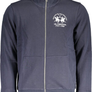 LA MARTINA BLAUER REISSVERSCHLUSS-SWEATSHIRT FÜR HERREN