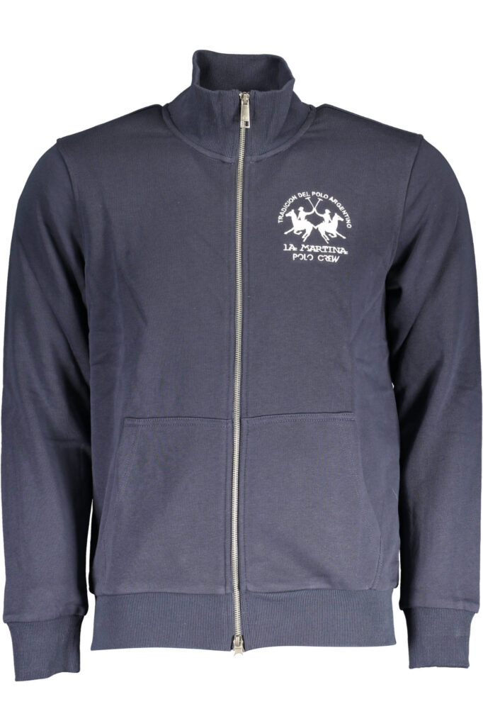 LA MARTINA BLAUER REISSVERSCHLUSS-SWEATSHIRT FÜR HERREN