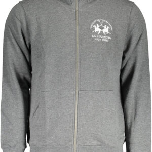 GRAUES SWEATSHIRT MIT REISSVERSCHLUSS FÜR HERREN LA MARTINA