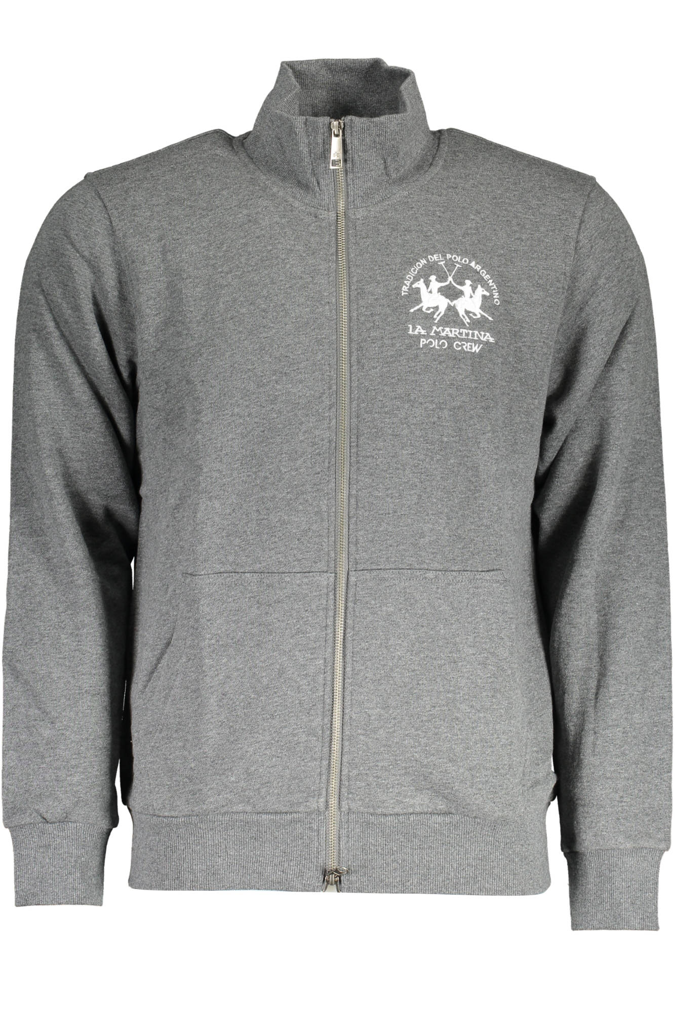 GRAUES SWEATSHIRT MIT REISSVERSCHLUSS FÜR HERREN LA MARTINA