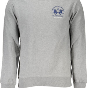 LA MARTINA HERREN-SWEATSHIRT GRAU MIT REISSVERSCHLUSS