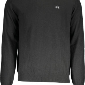 SCHWARZER HERRENPULLOVER LA MARTINA
