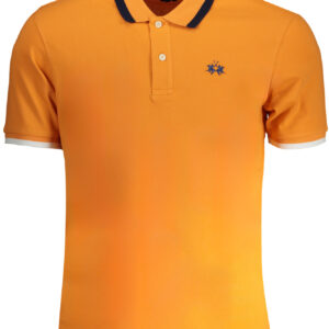 ORANGES KURZÄRMELIGES HERREN-POLOSHIRT VON LA MARTINA
