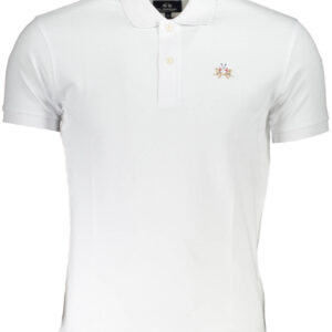 LA MARTINA HERREN-POLOSHIRT MIT KURZEN ÄRMELN, WEISS