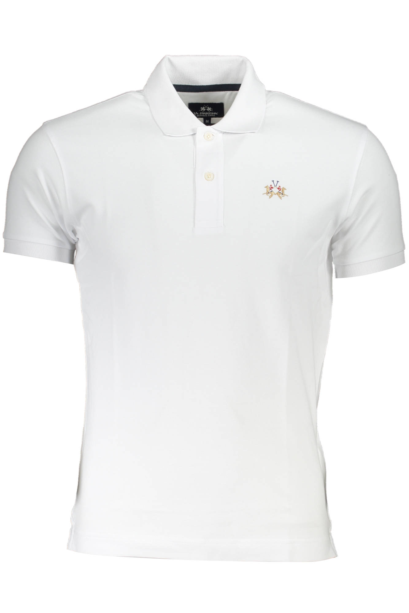 LA MARTINA HERREN-POLOSHIRT MIT KURZEN ÄRMELN, WEISS