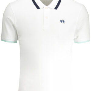 LA MARTINA HERREN-POLOSHIRT MIT KURZEN ÄRMELN, WEISS