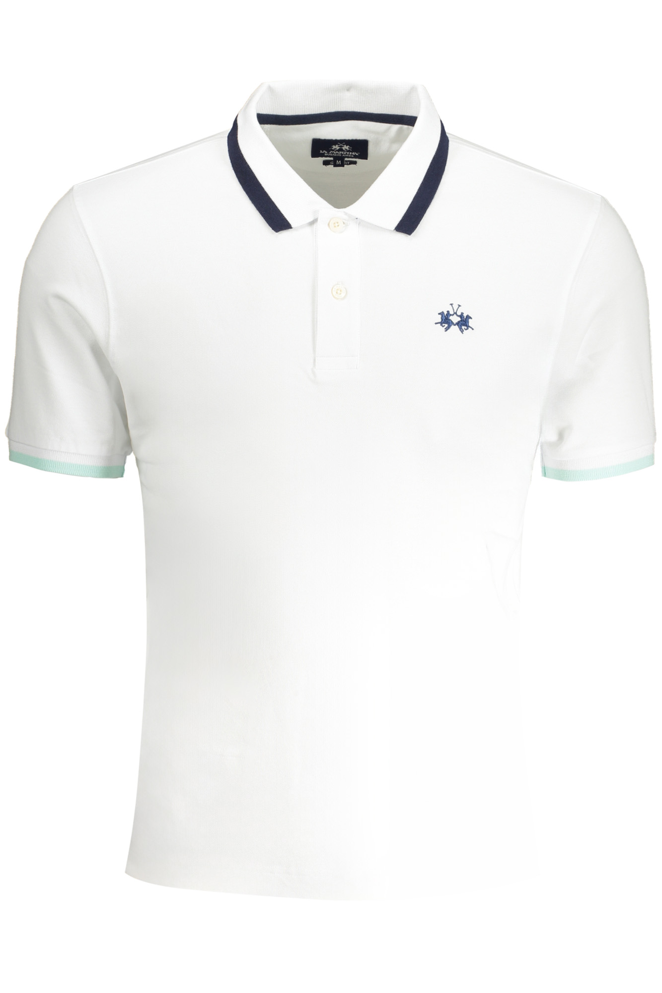 LA MARTINA HERREN-POLOSHIRT MIT KURZEN ÄRMELN, WEISS