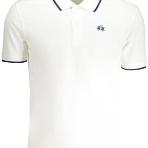 LA MARTINA HERREN KURZARM POLO WEISS