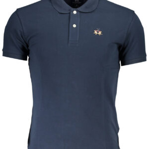 LA MARTINA HERREN-KURZÄRMELIGES POLOSHIRT BLAU