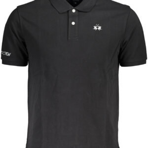 LA MARTINA HERREN KURZARM POLO SCHWARZ