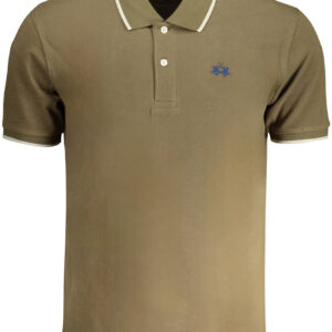 LA MARTINA GRÜNES KURZÄRMELIGES POLOSHIRT FÜR HERREN