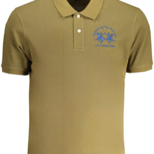 LA MARTINA GRÜNES KURZÄRMELIGES POLOSHIRT FÜR HERREN