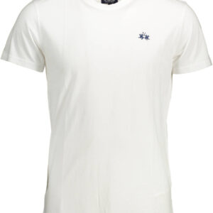 LA MARTINA HERREN-WEISSES KURZARM-T-SHIRT