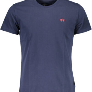 LA MARTINA HERREN-KURZARM-T-SHIRT BLAU