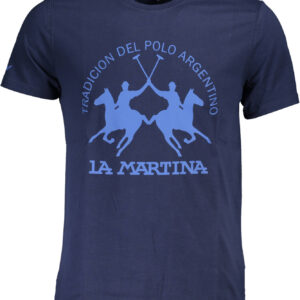 LA MARTINA HERREN KURZARM T-SHIRT BLAU