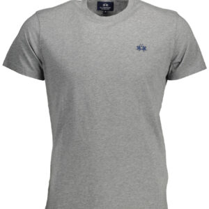 LA MARTINA KURZARM T-SHIRT HERREN GRAU