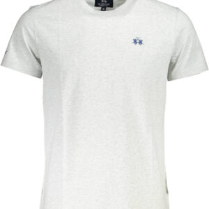 LA MARTINA KURZARM T-SHIRT HERREN GRAU
