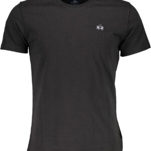 LA MARTINA HERREN-KURZARM-T-SHIRT SCHWARZ