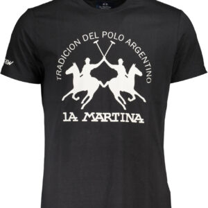 LA MARTINA HERREN KURZARM T-SHIRT SCHWARZ