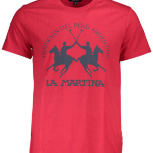 LA MARTINA HERREN KURZARM T-SHIRT ROT