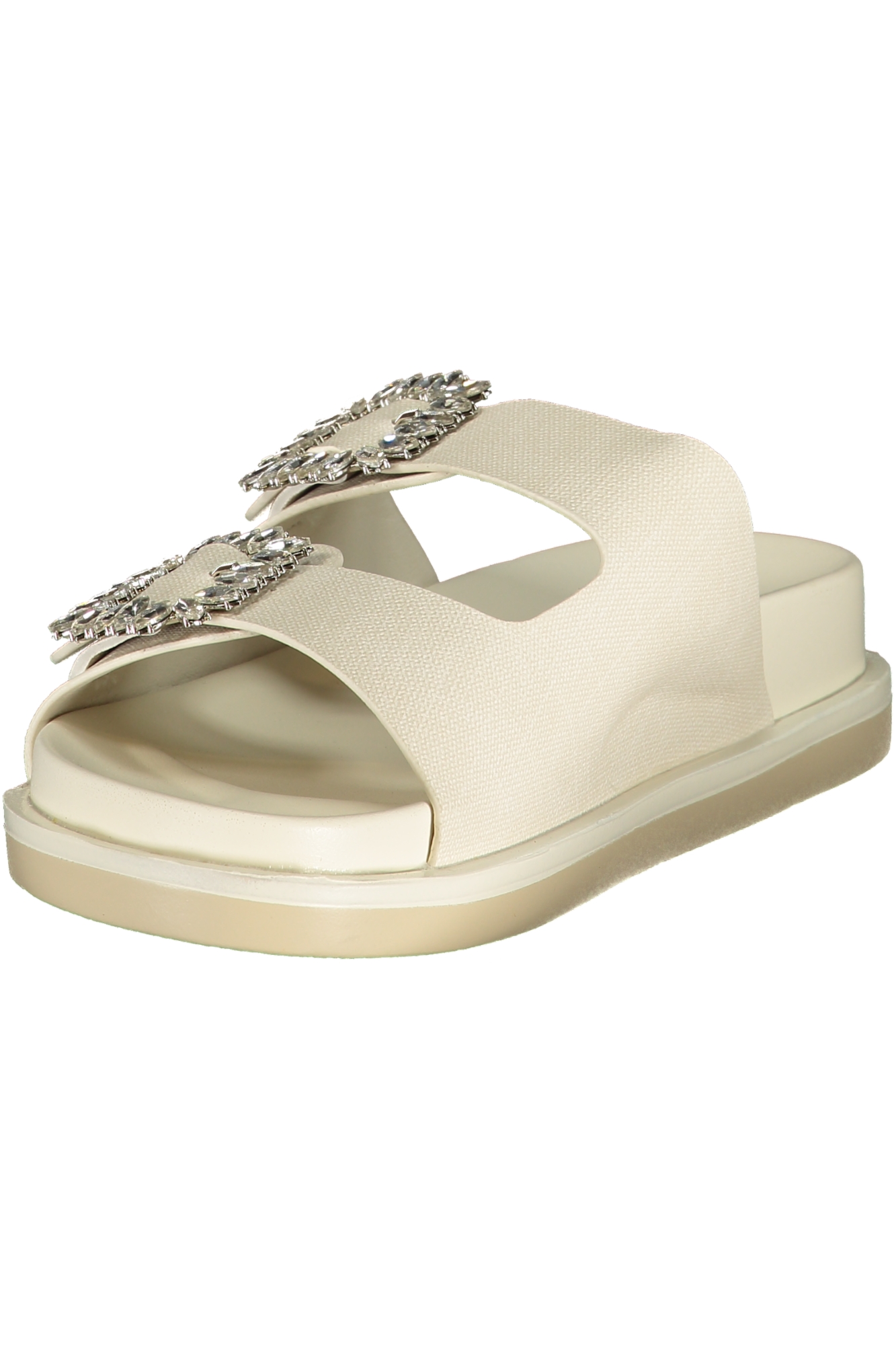 LAURA BIAGIOTTI DAMEN-PANTOFFELN, WEISS – Bild 3