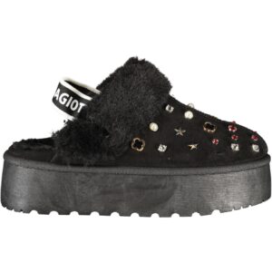LAURA BIAGIOTTI SCHWARZE WINTER-CLOGS FÜR DAMEN