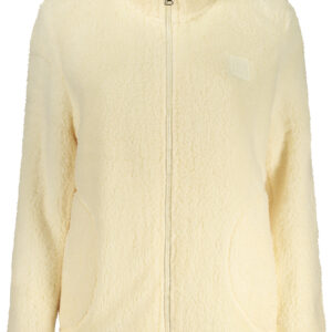 LAURA BIAGIOTTI DAMEN-SWEATSHIRT MIT BEIGEM REISSVERSCHLUSS