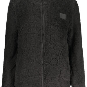 LAURA BIAGIOTTI DAMEN-SWEATSHIRT MIT REISSVERSCHLUSS, SCHWARZ