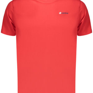 LOTTO Herren-T-Shirt, rot, kurzärmelig