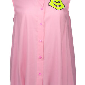 LOVE MOSCHINO ÄRMELLOSES SHIRT DAMEN ROSA