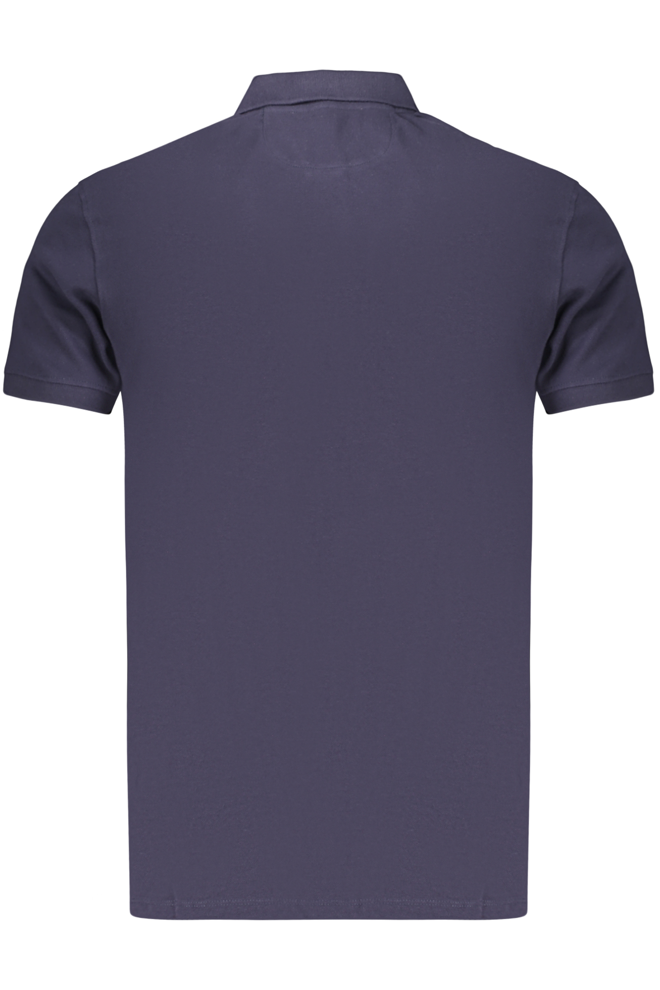 Marineblaues Herren-Poloshirt mit kurzen Ärmeln – Bild 2