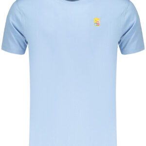 Marineblaues Herren-T-Shirt mit kurzen Ärmeln