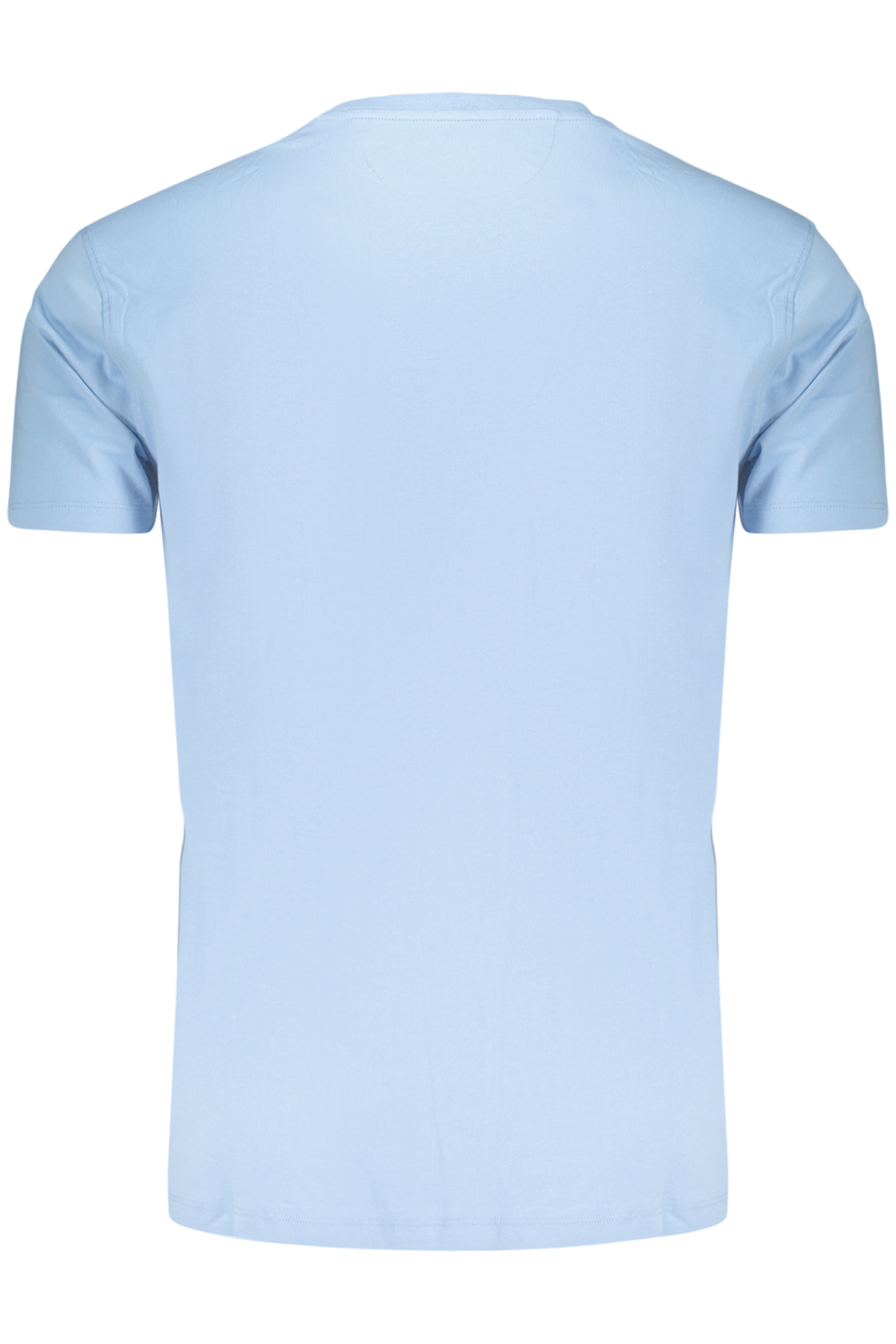Marineblaues Herren-T-Shirt mit kurzen Ärmeln – Bild 2