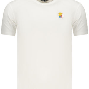 Marineblaues, weißes Kurzarm-T-Shirt für Herren