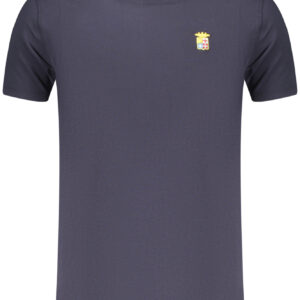 Marineblaues Herren-T-Shirt mit kurzen Ärmeln