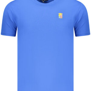 Marineblaues Herren-T-Shirt mit kurzen Ärmeln