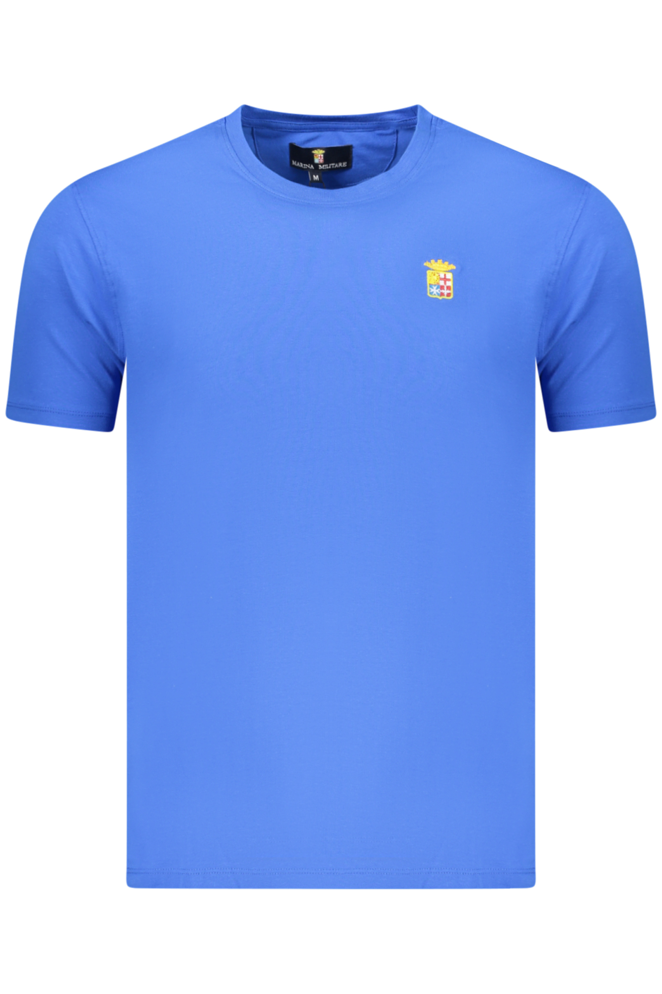 Marineblaues Herren-T-Shirt mit kurzen Ärmeln
