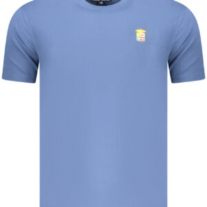 Marineblaues Herren-T-Shirt mit kurzen Ärmeln