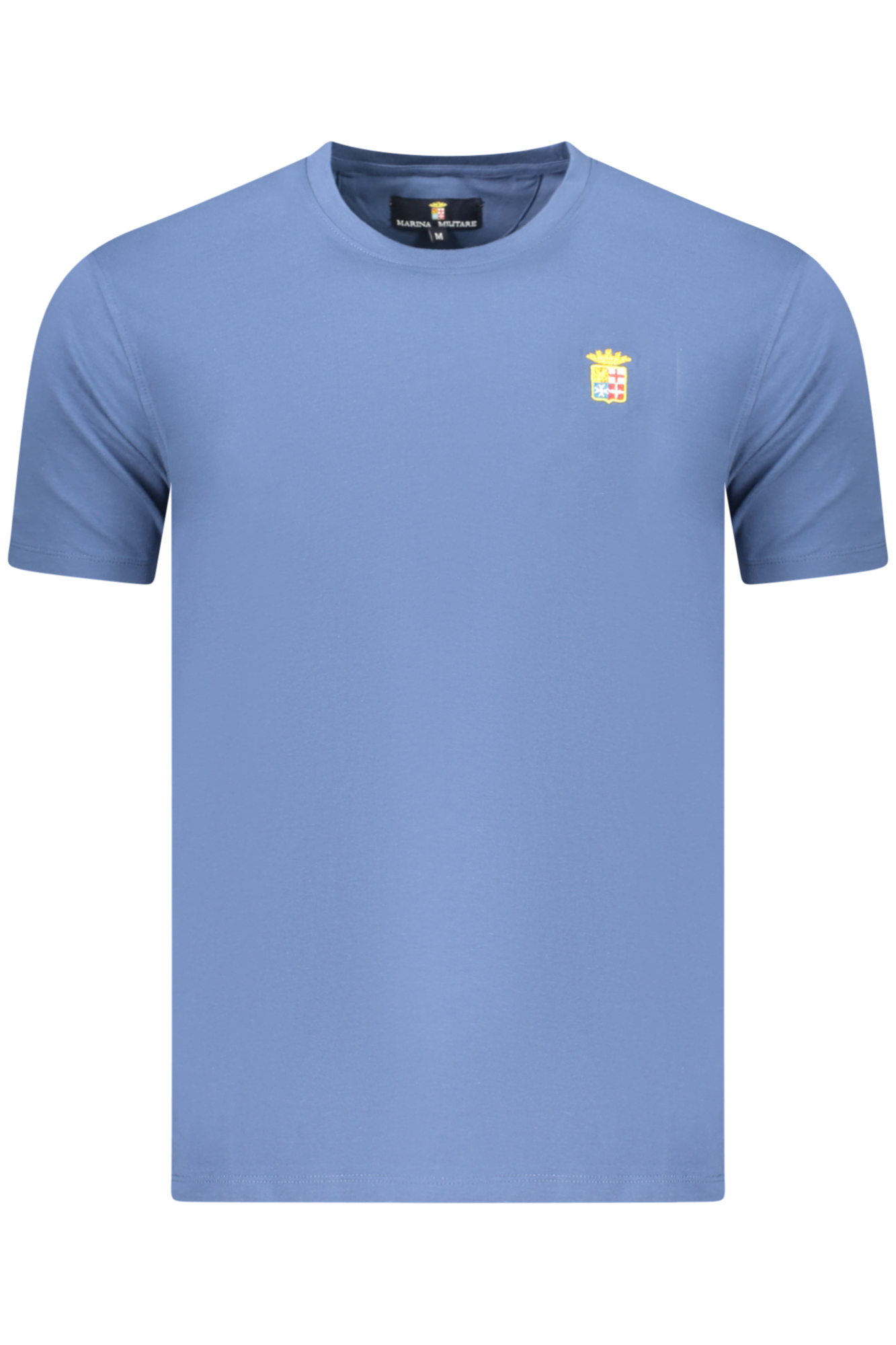 Marineblaues Herren-T-Shirt mit kurzen Ärmeln
