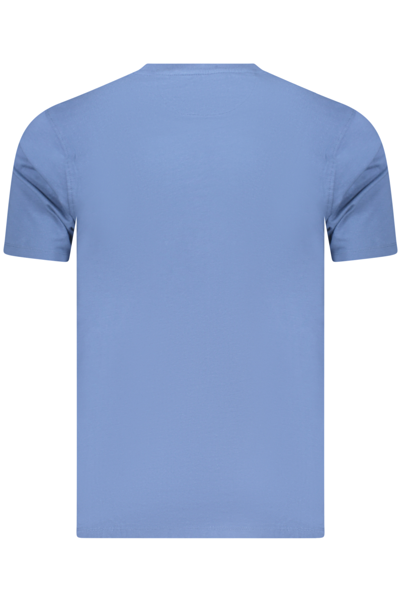 Marineblaues Herren-T-Shirt mit kurzen Ärmeln – Bild 2