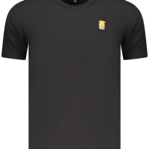 Schwarzes Kurzarm-T-Shirt für Herren in Marineblau