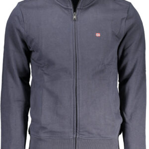 NAPAPIJRI HERREN-SWEATSHIRT MIT ZIP-UP BLAU