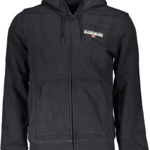 NAPAPIJRI HERREN-SWEATSHIRT MIT SCHWARZEM ZIP