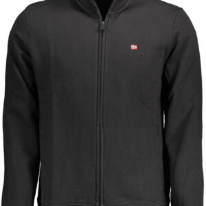 Napapijri Herren-Sweatshirt mit Reißverschluss, Schwarz
