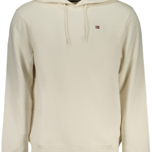 NAPAPIJRI Herren-Sweatshirt mit Reißverschluss, weiß